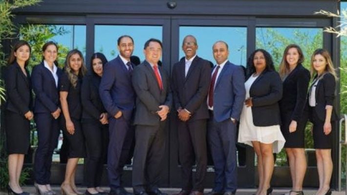 Simon Khinda With Colleagues