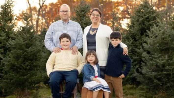 Smilie G. Rogers with family