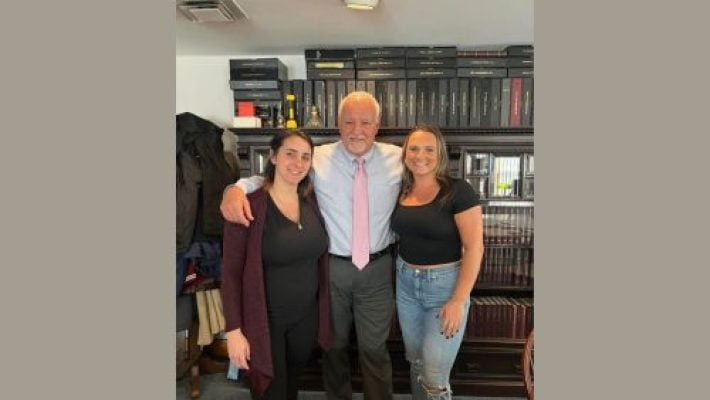 Steven P. Ciardiello with girls