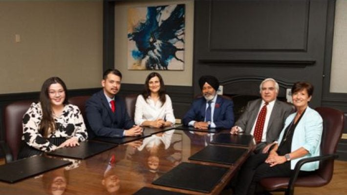 T. Paul S. Chawla with team
