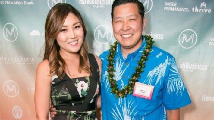 Trisha Akagi With Team