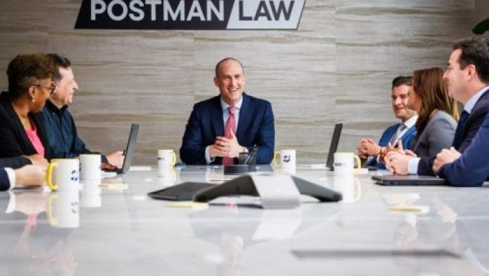 Warren Postman with Team