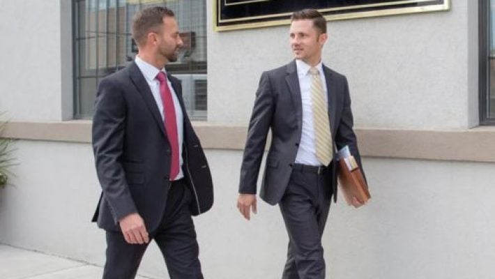 Zach Gerber With Partner